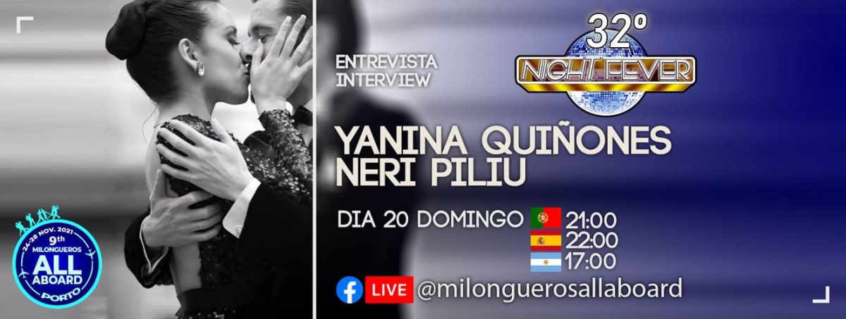 interview to the tango dancers Yanina Quiñones and Neri Piliù by Milongueros All Aboard Tango Festival